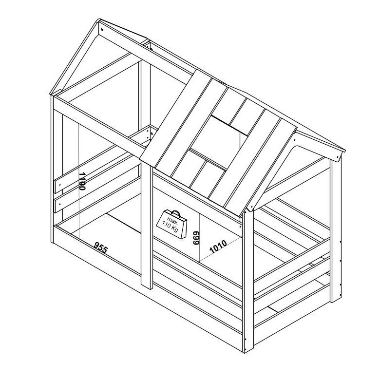 Domčeková posteľ 100x200 boom - dub colorado/hnedá.

 


Montessori posteľ Boom poskytne dieťaťu veľký komfort vďaka lôžku blízko podlahy a zábranám chrániacim proti pádu.

 


Rozmery domčekovej postele 100x200 Boom sú 105x187x210cm (š, v, h).

 


Všetky produkty z kolekcie Boom a vhodné matrace nájdete nižšie v súvisiacom tovare.