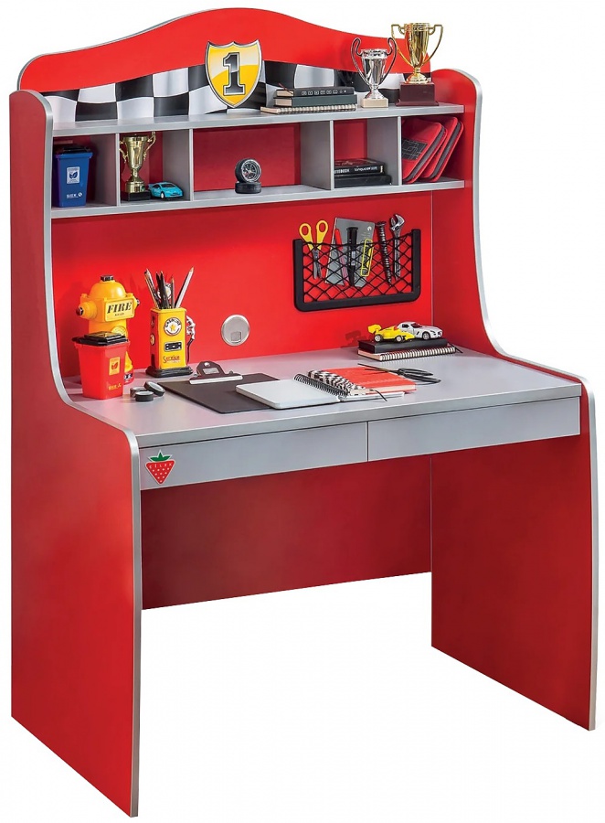 Písací stôl fittipaldi - červená/šedá.

 

Hlavným použitým materiálom je lamino, ktoré zaistí vysokú oteruvzdornosť a jednoduchú údržbu.

 

Rozmery Písacieho stola Fittipaldi sú 103,5x151,5x68cm (š, v, h).

 

Všetok nábytok patriaci do kolekcie Fittipaldi nájdete nižšie v súvisiacich produktoch.