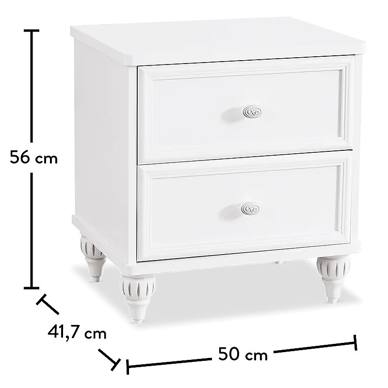 Nočný stolík ema - biela.

 

Nočný stolík Ema je vyrobený z kvalitného lamina a MDF.

 

Všetok nábytok patriaci do kolekcie Ema nájdete nižšie v súvisiacich produktoch