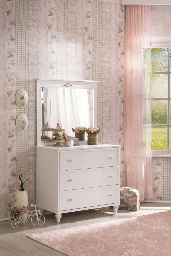 Zásuvková komoda ema - biela.

 

K detskej komode Ema je možné dokúpiť aj zrkadlo z rovnakej kolekcie.

 

Všetok nábytok patriaci do kolekcie Ema nájdete nižšie v súvisiacich produktoch.