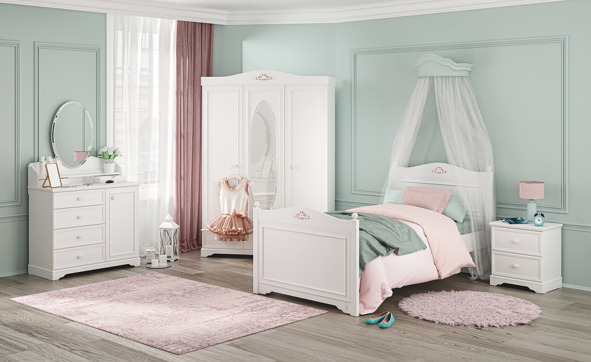 Kombinovaná komoda so zrkadlom ballerina - biela.

 

Krásna kombinovaná komoda z kolekcie Ballerina sa skladá zo štyroch zásuviek a jedných dvierok.

 

Zrkadlo ku komode Ballerina poskytuje hneď niekoľko úložných priestorov.

 

Rozmery kombinované komody so zrkadlom Ballerina sú 101x170x48cm (š, v, h)

 

Všetky ďalšie odporúčané produkty nájdete v súvisiacom tovaru nižšie.