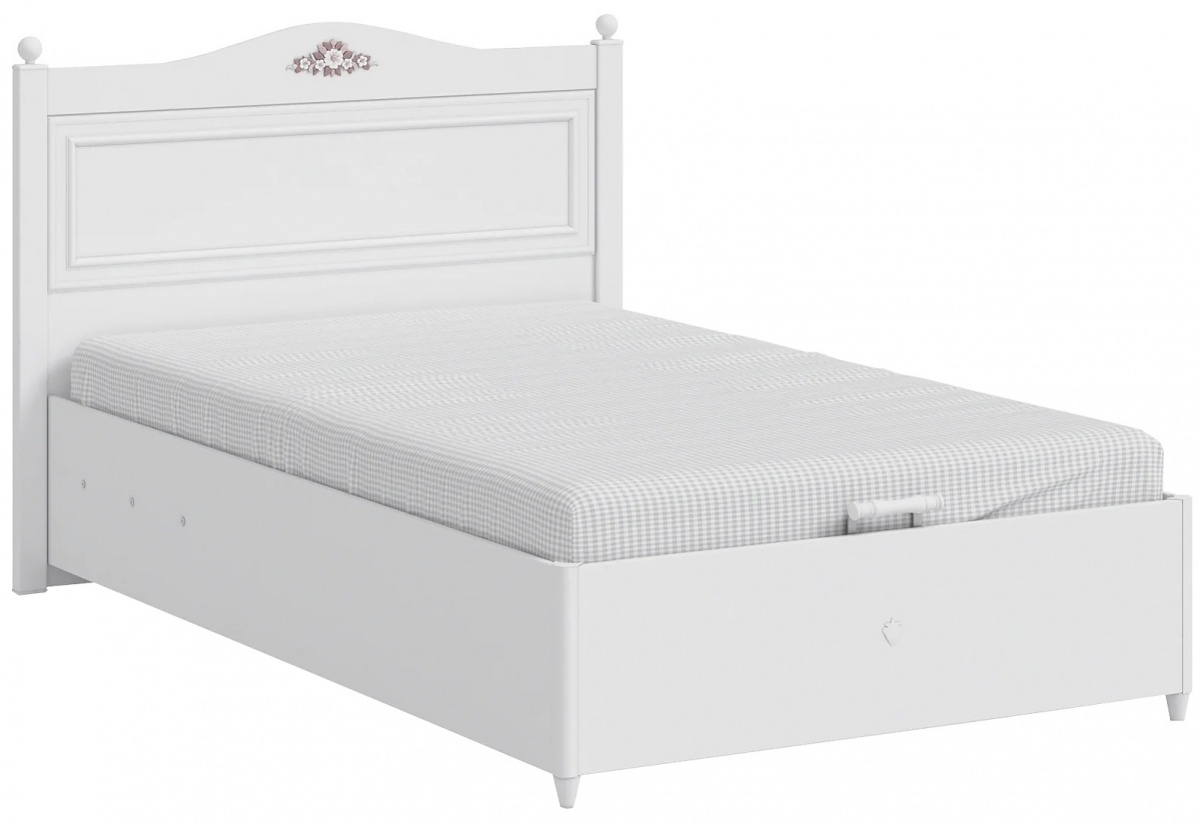 Detská posteľ 120x200cm ballerina - biela.

 

Vyvýšené nohy a prieduchy v úložnom priestore navyše zaistia že posteľ zostáva neustále vetraná a umožňuje aj ľahšiu údržbu.

 

Rozmery detskej postele 120x200cm Ballerina sú 136x108x204cm (š, v, h).

 

Všetok nábytok patriaci do kolekcie Ballerina nájdete nižšie v súvisiacich produktoch.