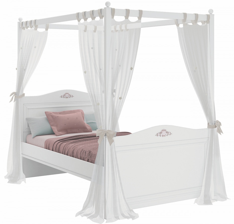 Posteľ 100x200cm s nebesami ballerina - biela.

 

Krásna biela rustikálna posteľ, dievčenská izba vyložene rozžiari svojou čistotou, nežnosťou a prepracovanými detailmi.

 

Súčasťou postele je konštrukcia a textilné nebesá vďaka ktorým vytvoríte Vašemu dievčatku naozajstné kráľovstvo.

 

Rozmery postele 100x200cm s nebesami Ballerina sú 106x122x209cm (š, v, h).

 

Všetky produkty z kolekcie Ballerina nájdete nižšie v súvisiacich produktoch.