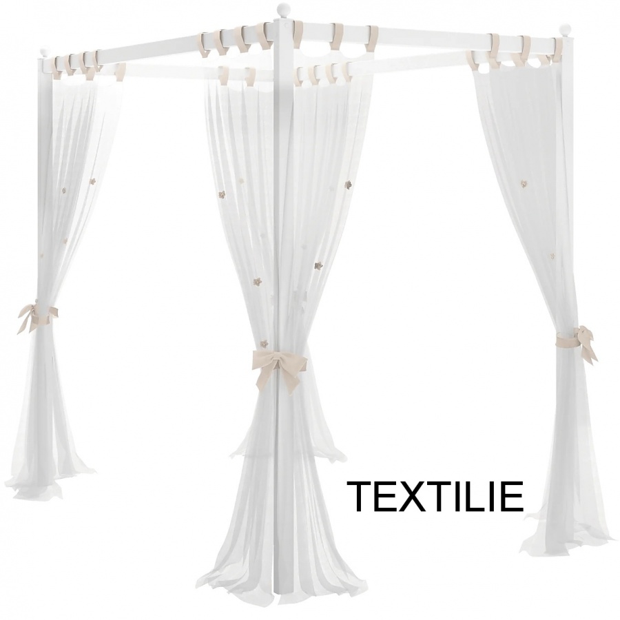 Posteľ 100x200cm s nebesami ballerina - biela.

 

Krásna biela rustikálna posteľ, dievčenská izba vyložene rozžiari svojou čistotou, nežnosťou a prepracovanými detailmi.

 

Súčasťou postele je konštrukcia a textilné nebesá vďaka ktorým vytvoríte Vašemu dievčatku naozajstné kráľovstvo.

 

Rozmery postele 100x200cm s nebesami Ballerina sú 106x122x209cm (š, v, h).

 

Všetky produkty z kolekcie Ballerina nájdete nižšie v súvisiacich produktoch.