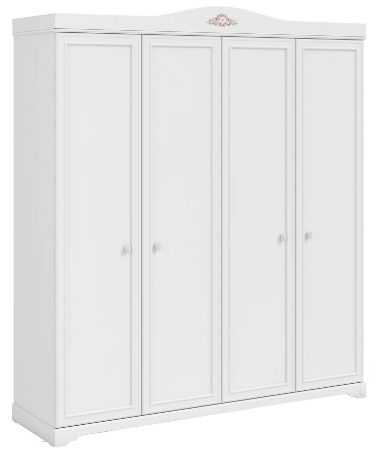 Štvordverová šatníková skriňa ballerina - biela.

 

Priestranná šatníková skriňa, ktorú si zamilujete a prepadnete jej kúzlu hneď na prvú dobrú.

 

Rozmery štvordverovej šatníkovej skrine Ballerina sú 202x231x60cm (š, v, h).

 

Všetky produkty z kolekcie Ballerina nájdete nižšie v súvisiacich produktoch.