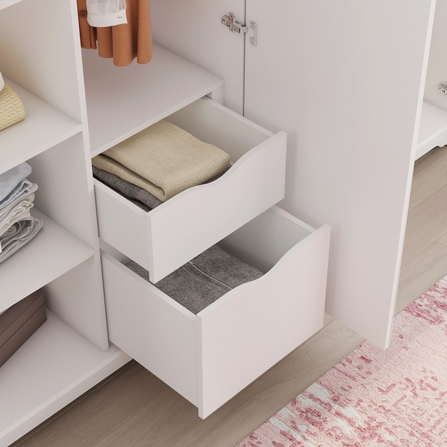 Štvordverová šatníková skriňa ballerina - biela.

 

Priestranná šatníková skriňa, ktorú si zamilujete a prepadnete jej kúzlu hneď na prvú dobrú.

 

Rozmery štvordverovej šatníkovej skrine Ballerina sú 202x231x60cm (š, v, h).

 

Všetky produkty z kolekcie Ballerina nájdete nižšie v súvisiacich produktoch.