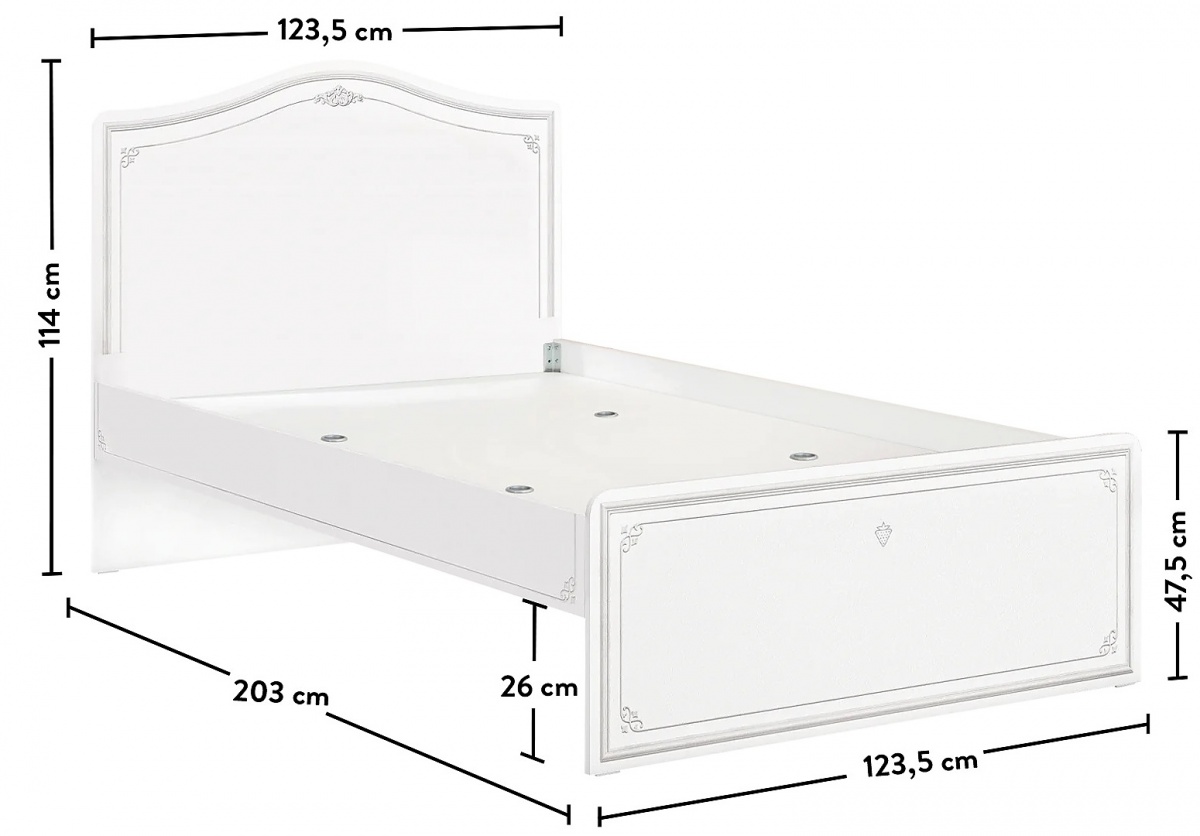 Študentská posteľ betty 120x200cm - biela/šedá.

 

Všetok nábytok patriaci do kolekcie Betty a vhodné matrace nájdete nižšie v súvisiacich produktoch.