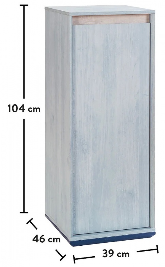 Policová skrinka lincoln - dub/dub modrý.

 

Skrinka je zhotovená v dekore dub modrý (svetlo morený) s prvkom duba a zadná doska je v tmavo modrej farbe.

 

Všetok nábytok patriaci do kolekcie Lincoln nájdete nižšie v súvisiacich produktoch.