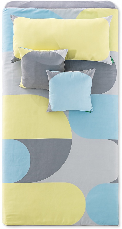 Posteľná súprava 80x180cm raundo - mix farieb.

 

Posteľný set Raundo obsahuje:


	Prikrývka na posteľ – 127x197cm
	Prestieradlo - 112x212cm
	Obdĺžnikový vankúš - 60x40cm
	2x dekoračný vankúšik - 45x45cm


 

Celý set bol vyrobený zo 100% bavlny.

 

Všetky produkty z kolekcie Raundo nájdete nižšie v súvisiacich produktoch.