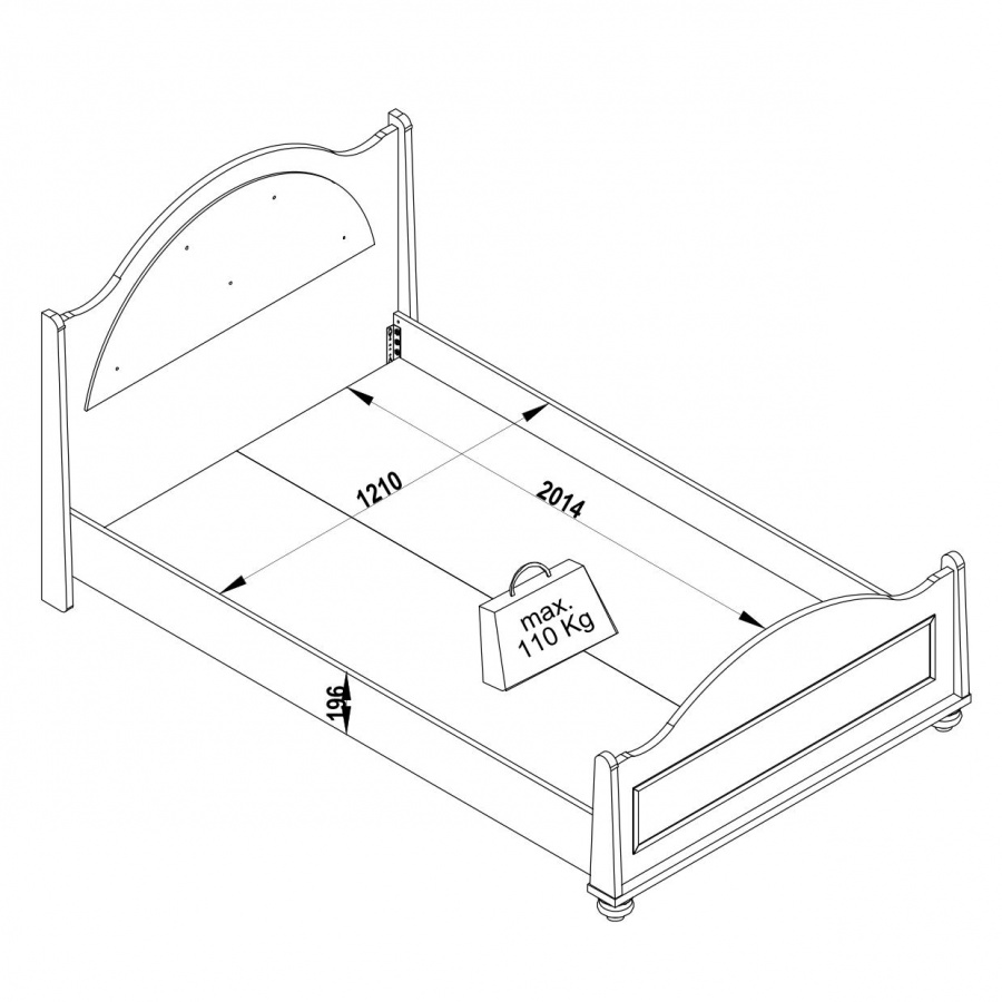 Posteľ 120x200cm lovely - biela/orech.

 

 

Posteľ Lovely vyniká svojou konštrukciou nôh a detailmi verne vyzerajúcimi ako drevo.

 

 

Rozmery postele 120x200cm Lovely sú 130x107x211cm (š, v, h).

 

 

Všetky produkty z kolekcie Lovely a vhodné matrace nájdete nižšie v súvisiacom tovare.