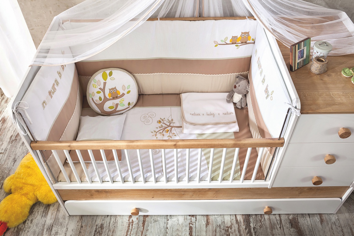 Posteľná súprava do postieľky ellie 75x115cm.