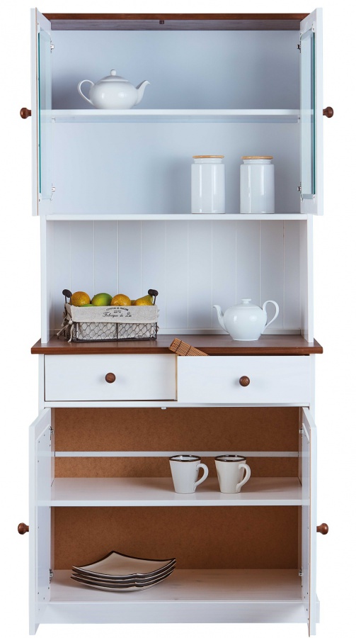 Kredenc z masívu carson - biela/hnedá.

 

Vysoký kredenc perfektne zapadne ako do kuchyne, tak do jedálne.

 

Rozmery kredenca Carson sú 90x190x45cm (š, v, h).

 

Všetky produkty z kolekcie Carson nájdete nižšie v súvisiacich produktoch.