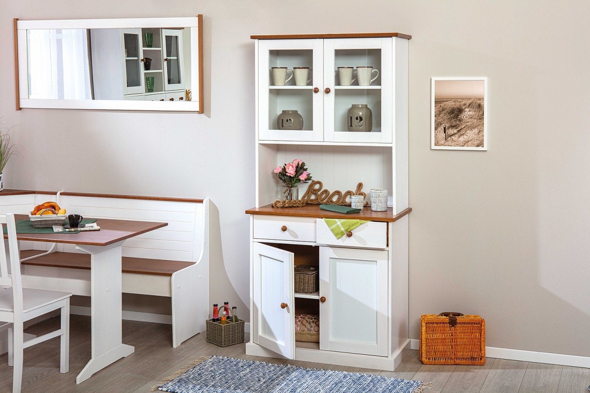 Kredenc z masívu carson - biela/hnedá.

 

Vysoký kredenc perfektne zapadne ako do kuchyne, tak do jedálne.

 

Rozmery kredenca Carson sú 90x190x45cm (š, v, h).

 

Všetky produkty z kolekcie Carson nájdete nižšie v súvisiacich produktoch.