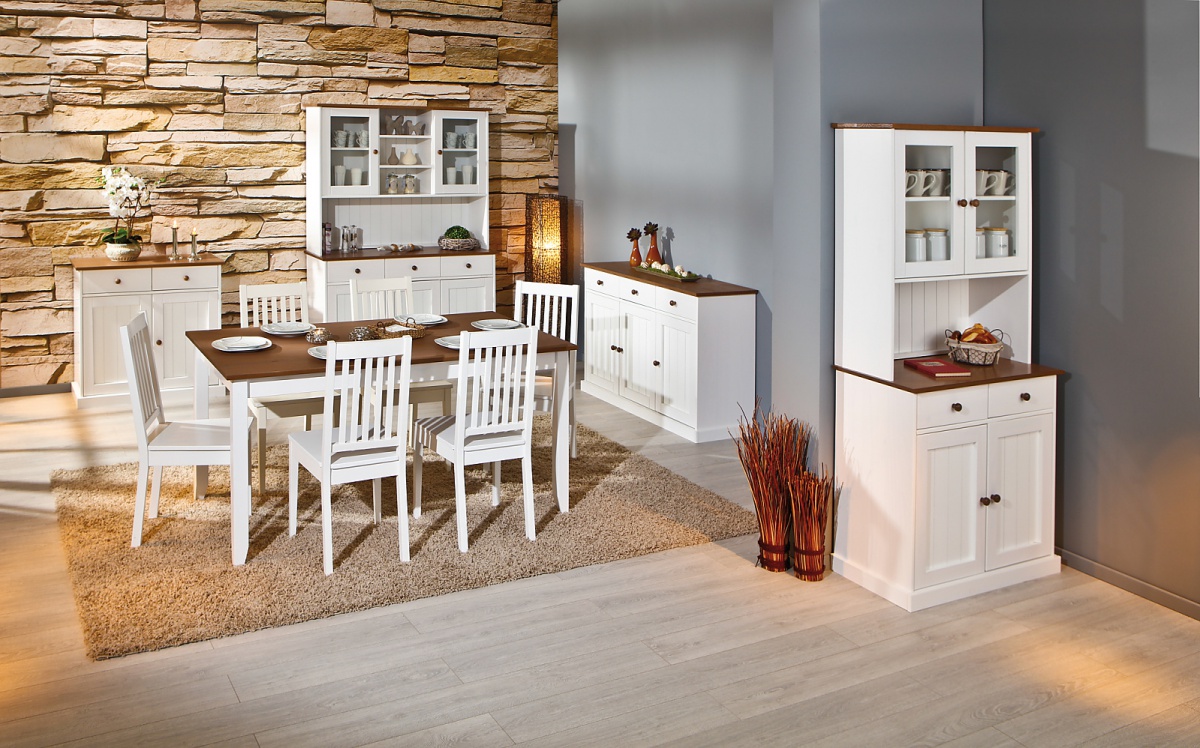 Kredenc z masívu carson - biela/hnedá.

 

Vysoký kredenc perfektne zapadne ako do kuchyne, tak do jedálne.

 

Rozmery kredenca Carson sú 90x190x45cm (š, v, h).

 

Všetky produkty z kolekcie Carson nájdete nižšie v súvisiacich produktoch.