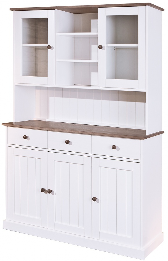 Široký kredenc i z masívu carson - biela/hnedá.

 

Široký kredenc perfektne zapadne ako do kuchyne, tak do jedálne.

 

Rozmery širokého kredenca I Carson sú 131x190x45cm (š, v, h).

 

Všetky produkty z kolekcie Carson nájdete nižšie v súvisiacich produktoch.