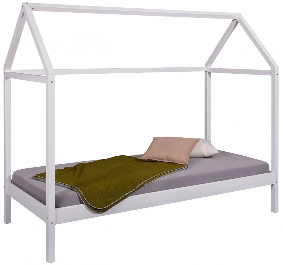 Domčeková posteľ i 90x200cm sully - biela