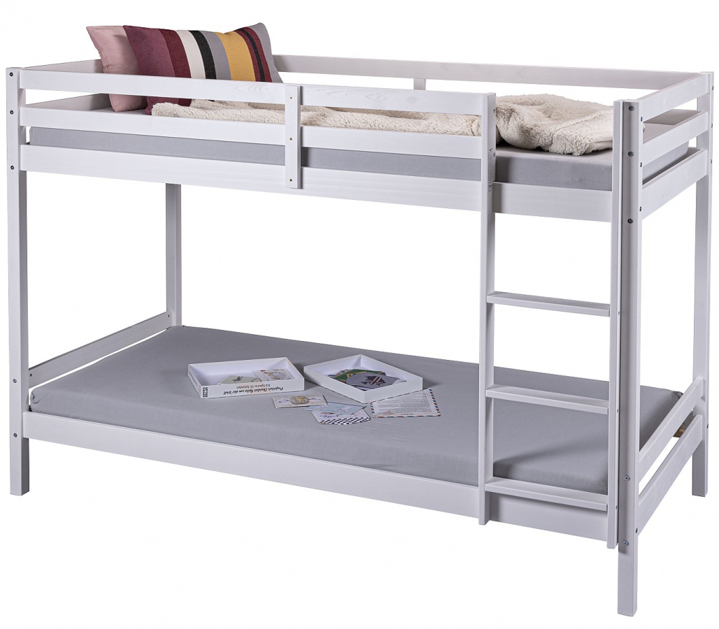 Poschodová posteľ z masívu 90x200cm sully - biela.

 

Poschodové postele sú vďaka svojej praktickosti obľúbené a patria medzi najpredávanejšie kúsky.

 

Rozmery poschodovej postele 90x200cm Sully sú 96x150x207cm (š, v, h).

 

Všetky produkty z kolekcie Sully a vhodné matrace nájdete nižšie v súvisiacich produktoch.