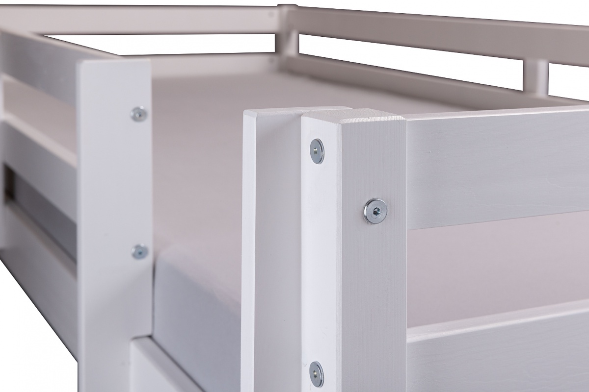 Poschodová posteľ z masívu 90x200cm sully - biela.

 

Poschodové postele sú vďaka svojej praktickosti obľúbené a patria medzi najpredávanejšie kúsky.

 

Rozmery poschodovej postele 90x200cm Sully sú 96x150x207cm (š, v, h).

 

Všetky produkty z kolekcie Sully a vhodné matrace nájdete nižšie v súvisiacich produktoch.