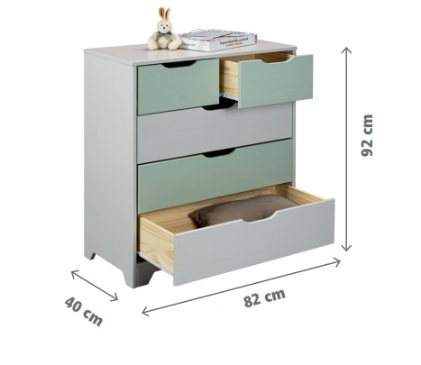 Zásuvková komoda z masívu zani - šedá/zelená.

 

Zásuvková komoda je najpraktickejším kúskom, aký môžete zaobstarať.

 

Rozmery zásuvkovej komody Zani sú 82x92x40cm (š, v, h).

 

Všetky produkty z kolekcie Zani nájdete nižšie v súvisiacich produktoch.