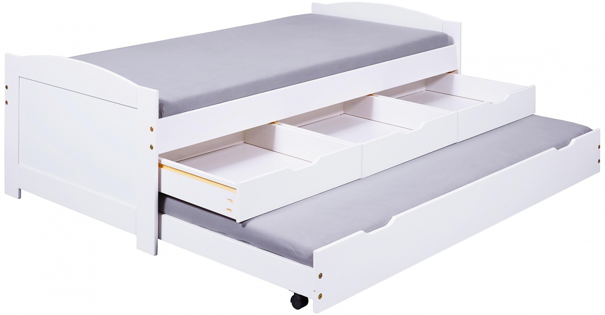 Posteľ z masívu 90x200cm s prístelkou a úložným priestorom janett -.

 

Rozmery postele z masívu 90x200cm s prístelkou a úložným priestorom Janett sú 98x63x205cm (š, v, h).

 

Všetky produkty z kolekcie Janett nájdete nižšie v súvisiacich produktoch.