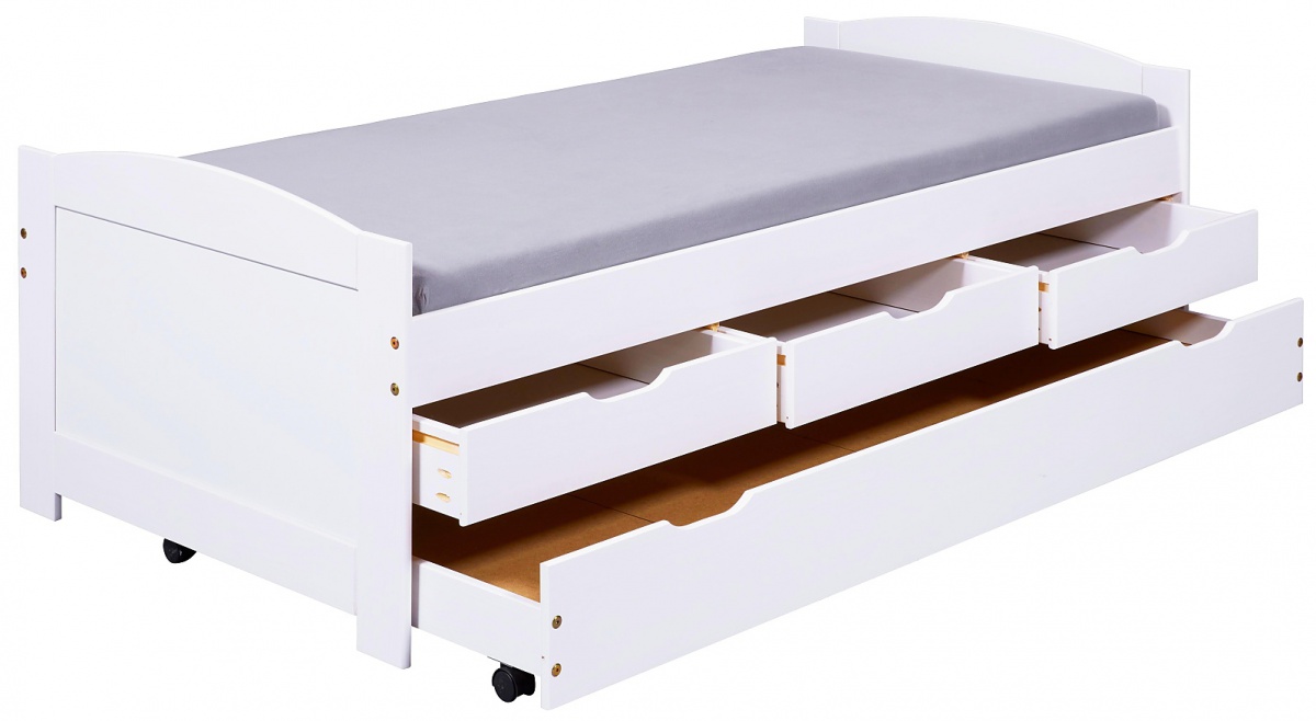 Posteľ z masívu 90x200cm s prístelkou a úložným priestorom janett -.

 

Rozmery postele z masívu 90x200cm s prístelkou a úložným priestorom Janett sú 98x63x205cm (š, v, h).

 

Všetky produkty z kolekcie Janett nájdete nižšie v súvisiacich produktoch.