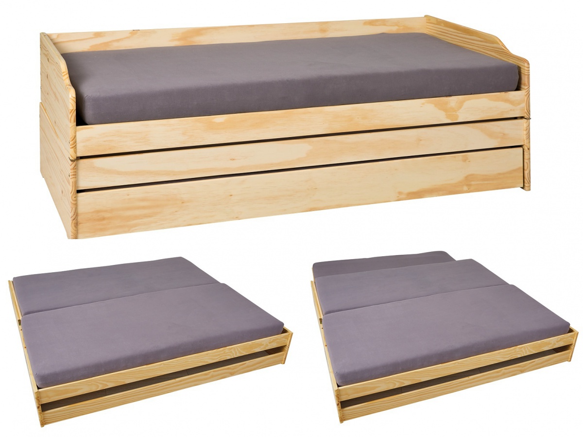 Rozkladacia posteľ z masívu 90x200cm tulip - borovica.

 

Rozmery rozkladacej postele 90x200cm Tulip sú 97x65x209cm (š, v, h).

Odporúčaná veľkosť matraca do prístelky - 90x185cm.

Všetky produkty z kolekcie Tulip nájdete nižšie v súvisiacich produktoch.