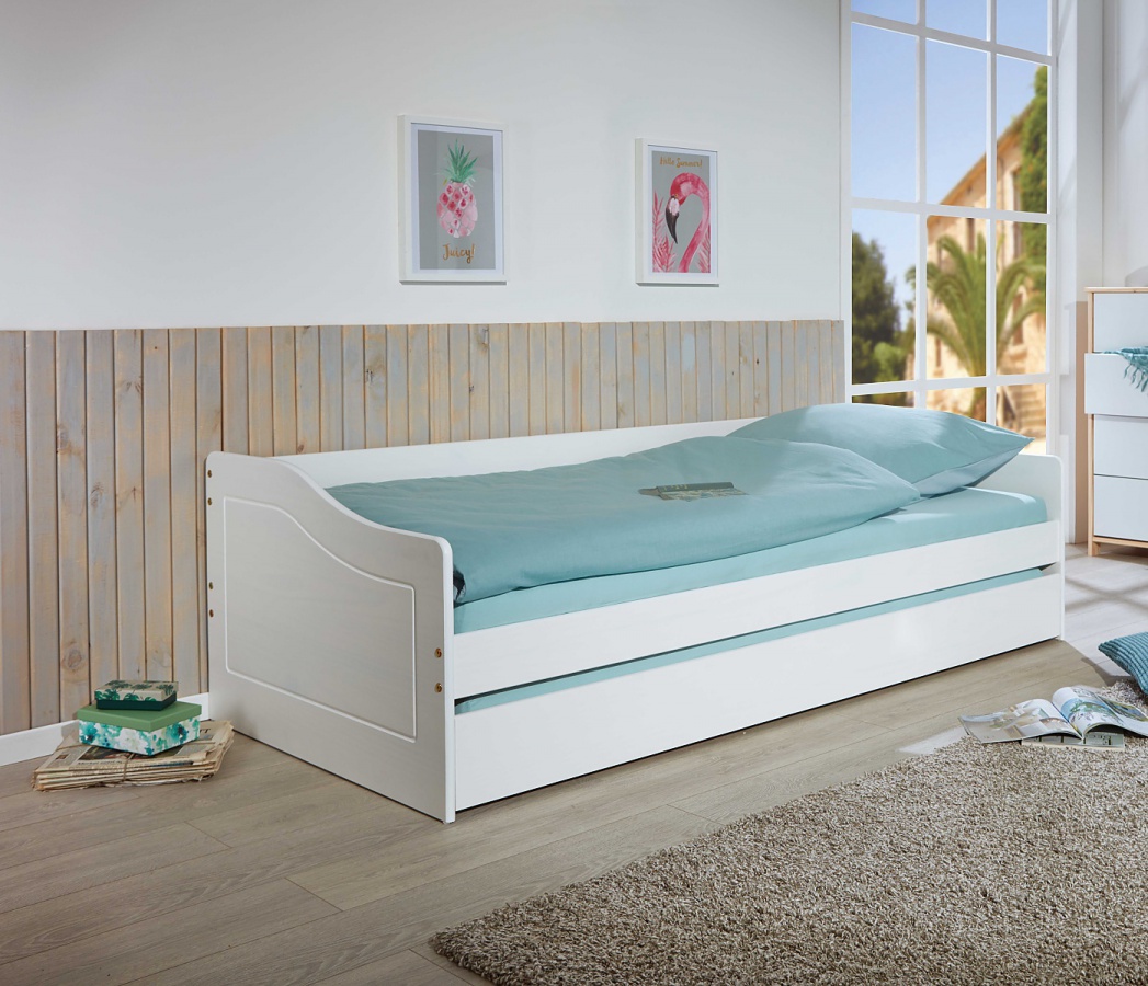 Válenda z masívu 90x200cm s prístelkou tulip - biela.

 

Rozmery váľandy 90x200cm s prístelkou Tulip sú 96x62x207cm (š, v, h).

Ideálna výška matraca pre prístelku je 11 cm.

Odporúčaná veľkosť matraca do prístelky - 90x185cm.

Všetky produkty z kolekcie Tulip nájdete nižšie v súvisiacich produktoch.