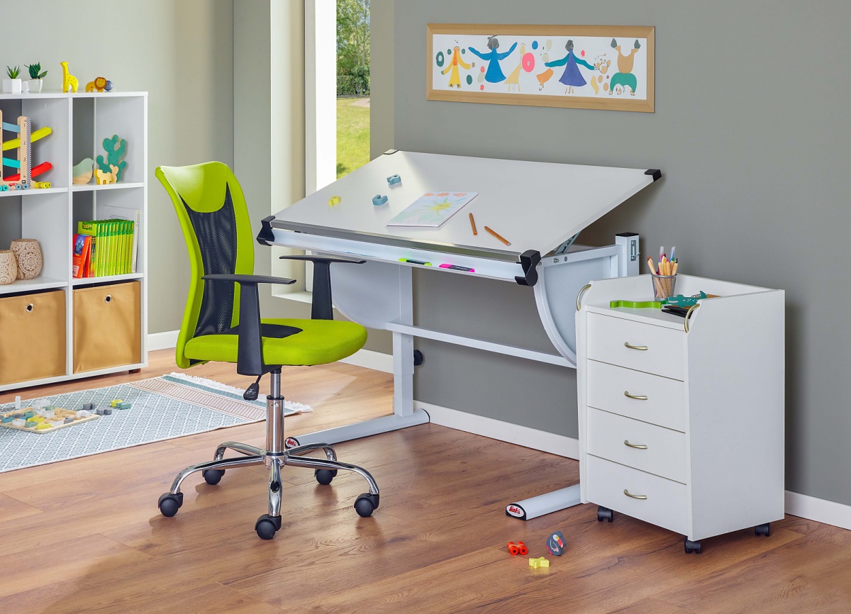 Detský funkčný stôl ii curtis - biela (ružová+zelená).

 

Rozmery detského funkčného stola II Curtis sú 118x63-93x72,5cm (š, v, h).

 

Ďalšie písacie stoly od rovnakého výrobcu nájdete nižšie v súvisiacich produktoch.