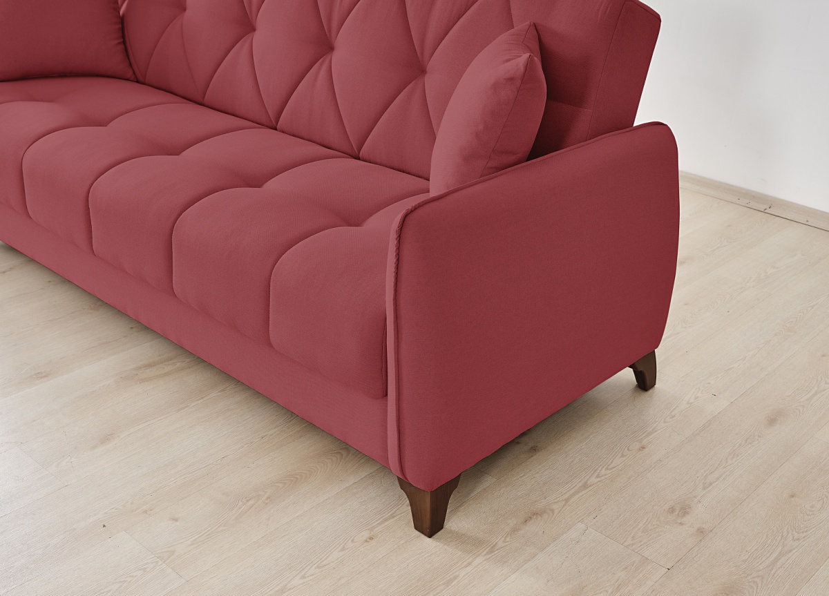 Trojmiestna rozkladacia pohovka s úložným priestorom patron - červená.

 

Kostra pohovky je vyrobená z vysoko kvalitného lamina a kovu, zatiaľ čo polstrovanie je tvorené z 50% bonellovými pružinami a 50% penou hustoty 18.

 

Rozmery trojmiestnej rozkladacej pohovky s úložným priestorom Patron sú 206x88x84cm (š, v, h).

 

Ďalšie trojmiestne pohovky od rovnakého výrobcu nájdete nižšie v súvisiacich produktoch.


Farba na fotografii sa môže ľahko líšiť oproti reálnemu výrobku. Príčinou môže byť zobrazovanie farieb monitora či rôzne nasvietenie výrobkov pri fotení.