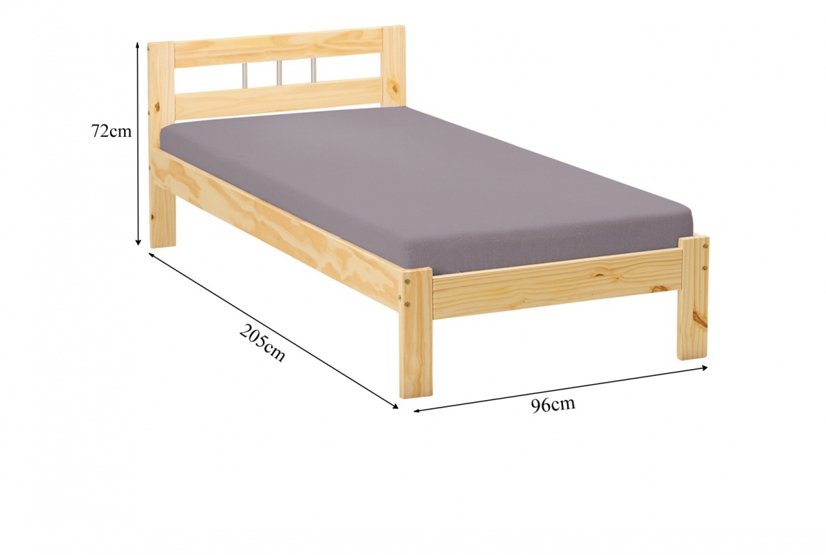 Posteľ z masívu 90x200cm owen - borovice.

 

Rozmery postele z masívu 90x200cm Owen sú 96x72x205cm (š, v, h).

 

Všetky produkty z kolekcie Owen nájdete nižšie v súvisiacich produktoch.