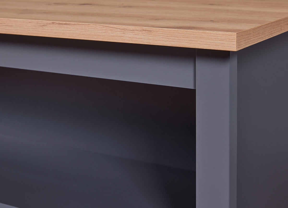 Barový pult silpa - šedá/dub artisan.

 

Barový pult je ideálnou voľbou do menších priestorov, kde nie je miesta nazvyš.

 

Rozmery barového pultu Silpa sú 124x91,5x75cm (š, v, h).

 

Všetky produkty z kolekcie Silpa nájdete nižšie v súvisiacich produktoch.