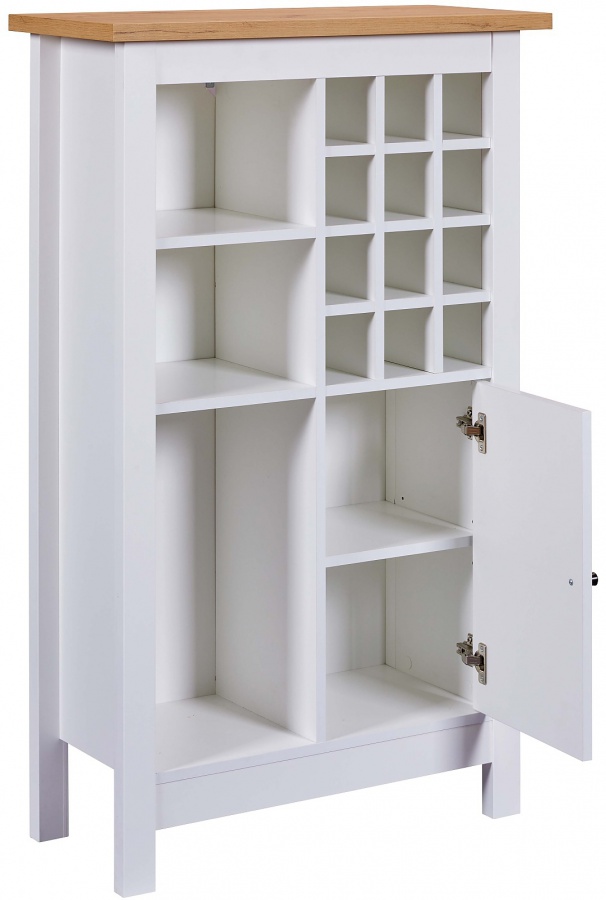 Vinotéka silpa - biela/dub artisan.

 

Neustále dostávate od priateľov a známych fľaše s alkoholom a neviete, kam s nimi?

 

Rozmery vinotéky Silpa sú 77x124x33cm (š, v, h).

 

Všetky produkty z kolekcie Silpa nájdete nižšie v súvisiacich produktoch.