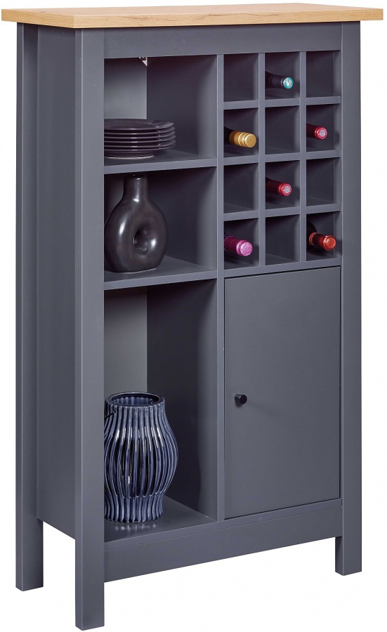Vinotéka silpa - šedá/dub artisan.

 

Neustále dostávate od priateľov a známych fľaše s alkoholom a neviete, kam s nimi?

 

Rozmery vinotéky Silpa sú 77x124x33cm (š, v, h).

 

Všetky produkty z kolekcie Silpa nájdete nižšie v súvisiacich produktoch.