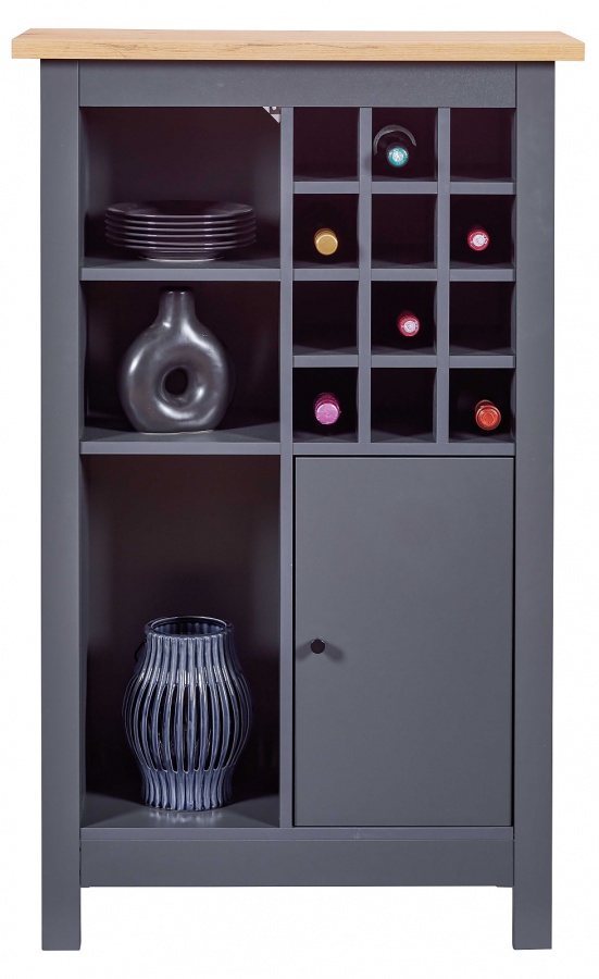 Vinotéka silpa - šedá/dub artisan.

 

Neustále dostávate od priateľov a známych fľaše s alkoholom a neviete, kam s nimi?

 

Rozmery vinotéky Silpa sú 77x124x33cm (š, v, h).

 

Všetky produkty z kolekcie Silpa nájdete nižšie v súvisiacich produktoch.
