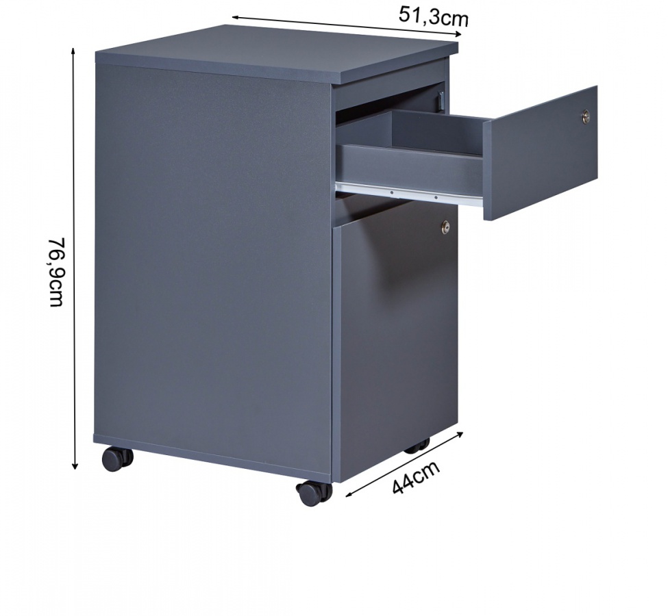 Kontajner na kolieskach player - šedá.

 

Máte strach, že vám nebude stačiť úložný priestor a chceli by ste mať istotu, že bude kam uložiť hry, konzoly či počítačové súčiastky?

 

Rozmery kontajnera na kolieskach Player sú 44x76,9x51,3cm (š, v, h).

 

Všetky produkty z kolekcie Player nájdete nižšie v súvisiacich produktoch.