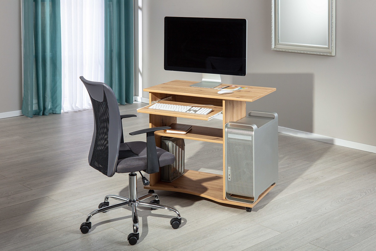 Pc stôl na kolieskach petrus - dub artisan.

 

Niekedy nemáte miesta nazvyš, a tak hľadáte praktické kúsky, ktoré splnia svoj účel na 100%, ale navyše nebudú zaberať príliš priestoru. PC stôl z kolekcie Petrus sa tak stáva ideálnym kúskom do každej domácnosti.

 

Rozmery PC stola na kolieskach Petrus sú 80x75x50cm (š, v, h).

 

Všetky produkty z kolekcie Petrus nájdete nižšie v súvisiacich produktoch.