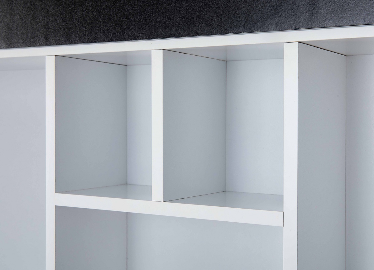 Nástenná polica s priehradkami ii kaspian - biela/čierna.

 

Rozmery nástennej police s priehradkami II Kaspian sú 89x69x14cm (š, v, h).

 

Všetky produkty z kolekcie Kaspian nájdete nižšie v súvisiacich produktoch.