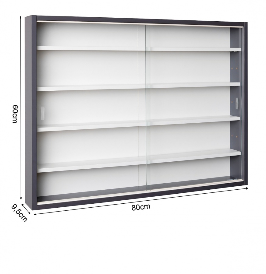 Nástenná vitrína miller - biela/šedá.

 

Rozmery nástennej vitríny Miller sú 80x60x9,5cm (š, v, h).

 

Všetky produkty z kolekcie Miller nájdete nižšie v súvisiacich produktoch.