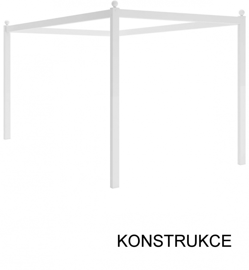 Nebesá nad posteľ 100x200cm ballerina, konštrukcia - biela.

 

Tento produkt je možné používať len v kombinácii s rustikálnou bielou posteľou 100x200 cm radu Ballerina.

 

Rozmery nebies k posteli 100x200cm Ballerina sú 106x122x209cm (š, v, h)

 

Všetky ďalšie odporúčané produkty nájdete v súvisiacom tovaru nižšie.