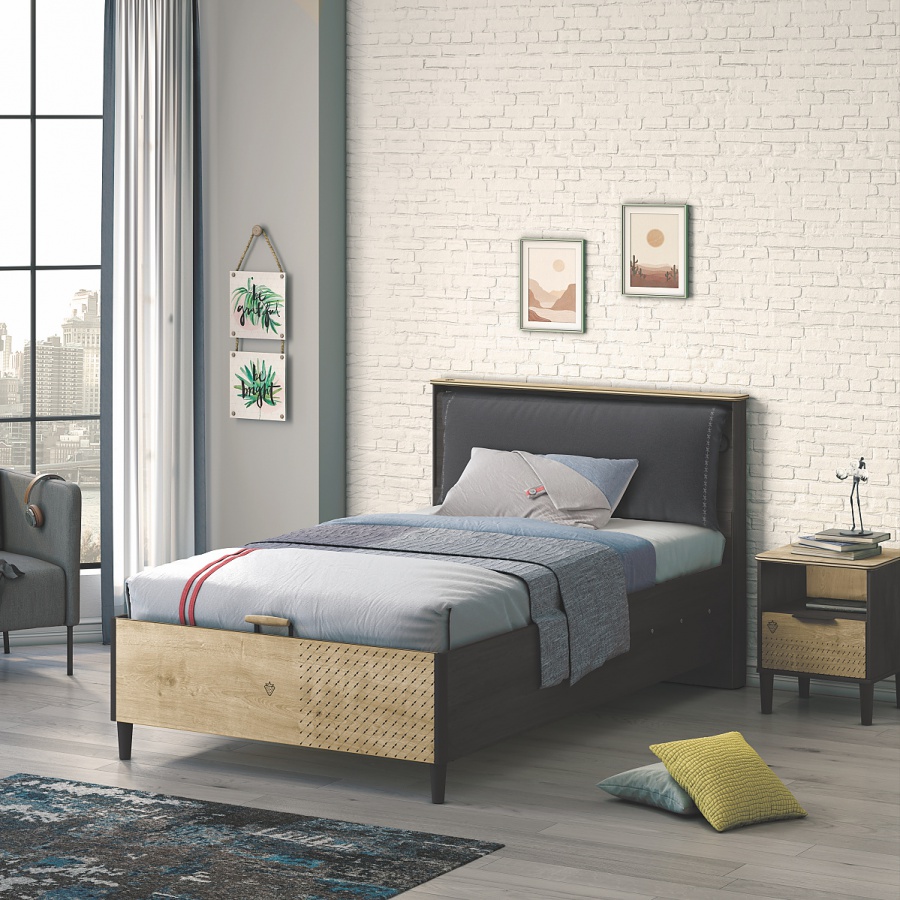 Študentská posteľ 120x200cm s úložným priestorom a usb sirius - dub.

 

Moderná jednolôžková posteľ z kolekcie Sirius je ideálnou voľbou do každej študentskej izby.

 

Rozmery študentskej postele 120x200cm s úložným priestorom a USB Sirius sú 128x104x216cm (š, v, h). Rošt sa od zeme nachádza vo výške 37,5 cm, hĺbka úložného priestoru je 21,4 cm.

 

Všetky produkty z kolekcie Sirius nájdete nižšie v súvisiacich produktoch.