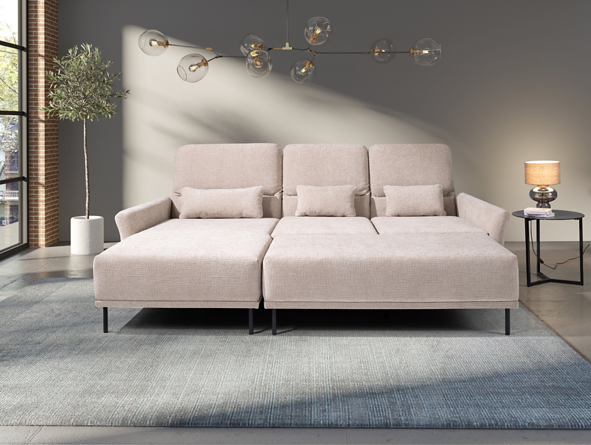 Rohová polohovacia sedacia súprava s taburetom adapto - ľavá - výber.

 

Kostra pohovky je vyrobená z masívneho dreva a pohodlnosť zaisťuje vysoko kvalitná HR pena.

Výška sedu je 46cm, hĺbka sedu 65-90cm a výška opierky 50-65cm.

Sedacia súprava je umiestnená na kovových nožičkách, takže upratovanie pod ňou rozhodne nie je problém.

Súčasťou sedacej súpravy sú aj tri oporné bedrové vankúšiky, plnené silikónovými guličkami.

 

Poťah si môžete vybrať hneď v niekoľkých farebných variantoch.

Sedačka je potiahnutá rovnakou látkou aj zo zadnej strany tak je možné ju bez problémov umiestniť do priestoru.

 

Rozmery rohovej polohovacej sedacej súpravy s taburetom Adapto sú 267x90-100x173-192cm (š, v, h).

 

Pozn.


Z důvodu výroby na zakázku jsme nuceni požadovat od zákazníka zálohu ve výši 10% z konečné ceny výrobku.