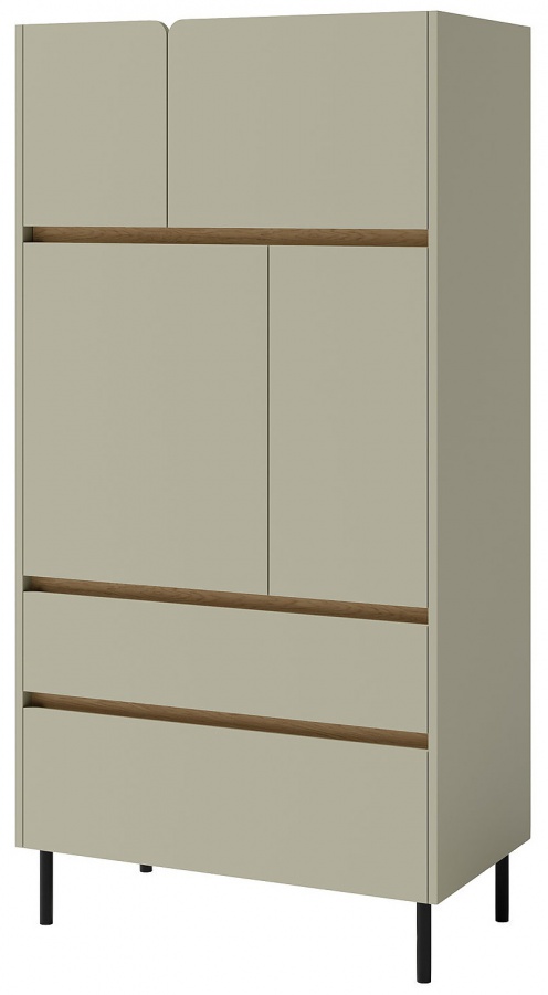 Vysoká komoda i hailee - zelená/dub piesočný.

 

Komody sú skvelým kusom nábytku.

 

Rozmery vysokej komody I Hailee sú 80x165x40cm (š, v, h).

 

Všetky produkty z kolekcie Hailee nájdete nižšie v súvisiacich produktoch.