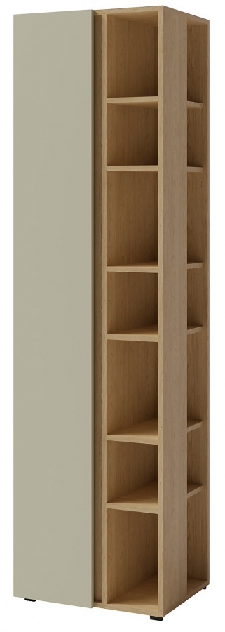 Vysoká policová skrinka hailee - zelená/dub piesočný.

 

Vysokú policovú skrinku si zamilujete nielen pre jej vzhľad, ale predovšetkým pre praktickosti.

 

Rozmery vysokej policovej skrinky Hailee sú 55x195x40cm (š, v, h).

 

Všetky produkty z kolekcie Hailee nájdete nižšie v súvisiacich produktoch.