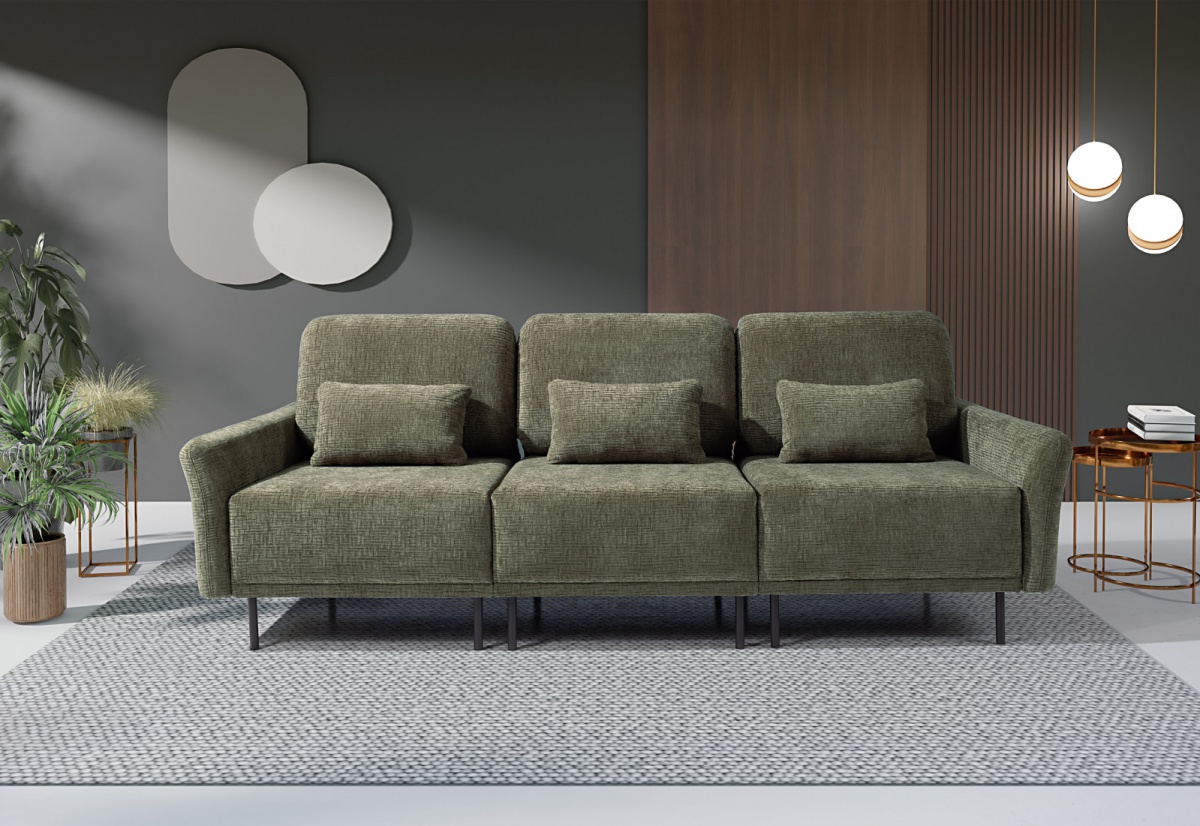 Pravý polohovací bok adapto - výběr potahu - ľahké čistenie.

Z jednotlivých dielov si jednoducho zostavíte sedaciu súpravu podľa Vašich predstáv.

 

Výška sedu je 46cm, hĺbka sedu 65-90cm a výška opierky 50-65cm.

Kostra jednotlivých dielov je vyrobená z masívneho dreva a pohodlnosť zaisťuje vysoko kvalitná HR pena.

Diely sú umiestnené na kovových nožičkách, takže upratovanie pod ním rozhodne nie je problém.

Súčasťou každého dielu (okrem taburetov) je aj oporný bedrový vankúšik, plnený silikónovými guličkami.

 

JEDNÁ SA O DIEL NA ZOSTAVENIE SEDACIE SÚPRAVY!
Na bokoch majú jednotlivé diely kovové úchyty, na pripojenie k ďalšiemu dielu.

 

Poťah si môžete vybrať hneď v niekoľkých farebných variantoch.

Všetky diely sú potiahnuté rovnakou látkou aj zo zadnej strany tak je možné zostavenú sedačku bez problémov umiestniť do priestoru.

 

Rozmery pravého polohovacieho boku Adapto sú 87x90-100x103-125cm (š, v, h).

 

Pozn.


Z dôvodu výroby na zákazku sme nútení požadovať od zákazníka zálohu vo výške 10% z konečnej ceny výrobku.