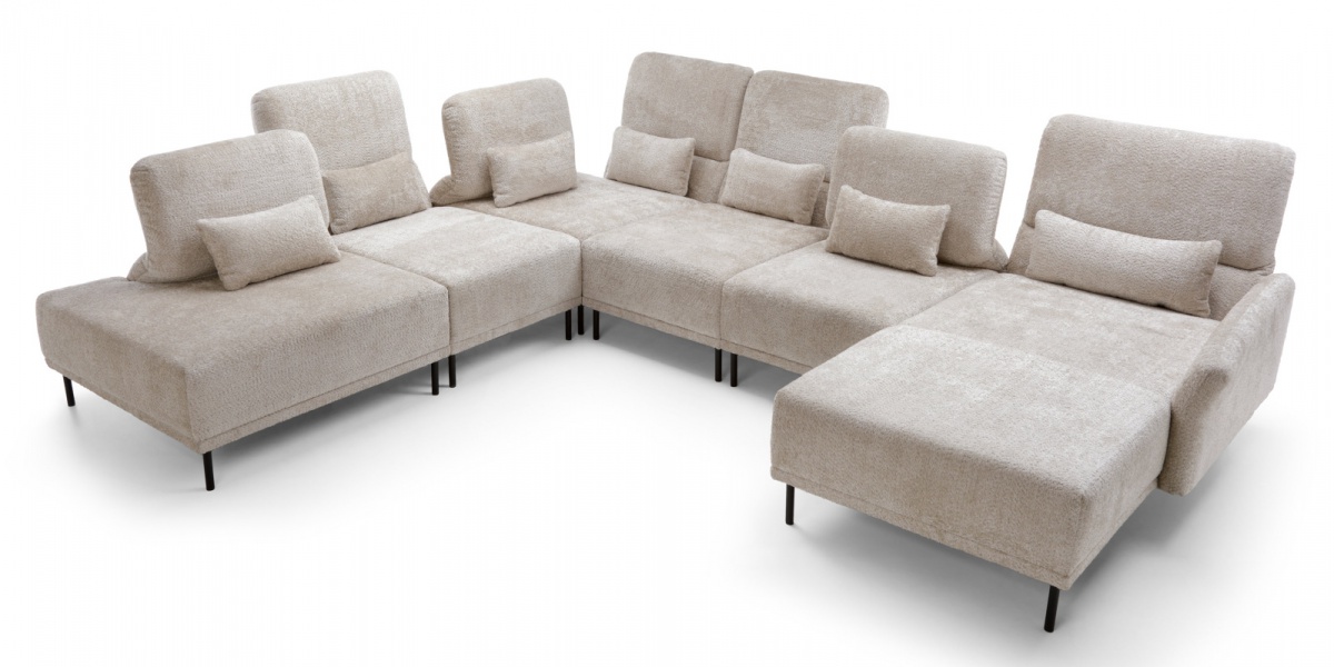 Polohovacia sedacia súprava do u adapto - ľavá - výber poťahu - ľahké.

 

Kostra pohovky je vyrobená z masívneho dreva a pohodlnosť zaisťuje vysoko kvalitná HR pena.

Výška sedu je 46cm, hĺbka sedu 65-90cm a výška opierky 50-65cm.

Sedacia súprava je umiestnená na kovových nožičkách, takže upratovanie pod ňou rozhodne nie je problém.

Súčasťou sedacej súpravy je aj sedem oporných bedrových vankúšikov, plnených silikónovými guličkami.

 

Poťah si môžete vybrať hneď v niekoľkých farebných variantoch.

Sedačka je potiahnutá rovnakou látkou aj zo zadnej strany tak je možné ju bez problémov umiestniť do priestoru.

 

Rozmery polohovacej sedacej súpravy do U Adapto sú 354-376x90-100x277-299cm (š, v, h).

 

Pozn.


Z důvodu výroby na zakázku jsme nuceni požadovat od zákazníka zálohu ve výši 10% z konečné ceny výrobku.