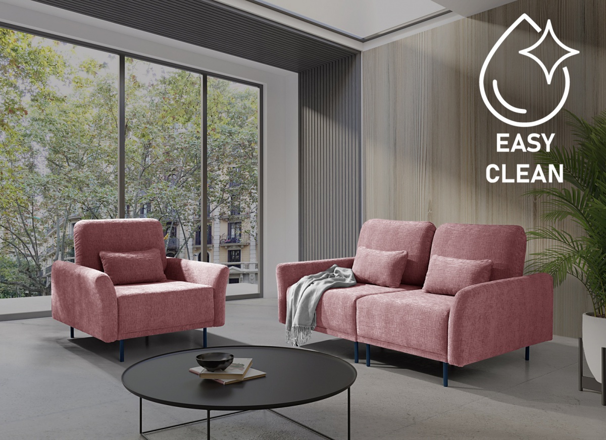 Polohovacia sedacia zostava adapto - výber poťahu - ľahké čistenie.

 

Kostra pohovky a kresla je vyrobená z masívneho dreva a pohodlnosť zaisťuje vysoko kvalitná HR pena.

Výška sedu je 46cm, hĺbka sedu 65-90cm a výška opierky 50-65cm.

Pohovka aj kreslo sú umiestnené na kovových nožičkách, takže upratovanie pod nimi rozhodne nie je problém.

Súčasťou zostavy sú aj tri oporné bedrové vankúšiky, plnené silikónovými guličkami.

 

Poťah si môžete vybrať hneď v niekoľkých farebných variantoch.

Sedačka je potiahnutá rovnakou látkou aj zo zadnej strany tak je možné ju bez problémov umiestniť do priestoru.

 

Rozmery polohovacia sedacia zostava Adapto sú 245x90-100x103-125cm (š, v, h).

 

Pozn.


Z důvodu výroby na zakázku jsme nuceni požadovat od zákazníka zálohu ve výši 10% z konečné ceny výrobku.