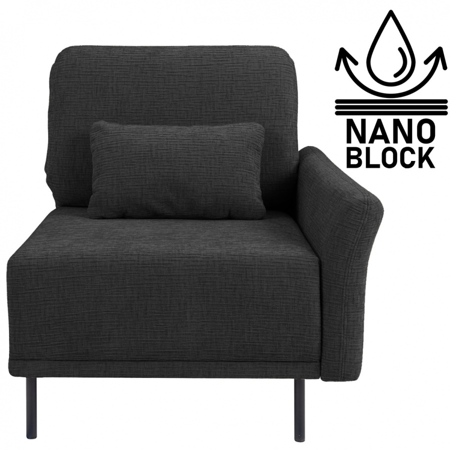 Pravý polohovací bok adapto - výběr potahu - nano block.

Z jednotlivých dielov si jednoducho zostavíte sedaciu súpravu podľa Vašich predstáv.

 

Výška sedu je 46cm, hĺbka sedu 65-90cm a výška opierky 50-65cm.

Kostra jednotlivých dielov je vyrobená z masívneho dreva a pohodlnosť zaisťuje vysoko kvalitná HR pena.

Diely sú umiestnené na kovových nožičkách, takže upratovanie pod ním rozhodne nie je problém.

Súčasťou každého dielu (okrem taburetov) je aj oporný bedrový vankúšik, plnený silikónovými guličkami.

 

JEDNÁ SA O DIEL NA ZOSTAVENIE SEDACIE SÚPRAVY!
Na bokoch majú jednotlivé diely kovové úchyty, na pripojenie k ďalšiemu dielu.

 

Poťah si môžete vybrať hneď v niekoľkých farebných variantoch.

Všetky diely sú potiahnuté rovnakou látkou aj zo zadnej strany tak je možné zostavenú sedačku bez problémov umiestniť do priestoru.

 

Rozmery pravého polohovacieho boku Adapto sú 87x90-100x103-125cm (š, v, h).

 

Pozn.


Z dôvodu výroby na zákazku sme nútení požadovať od zákazníka zálohu vo výške 10% z konečnej ceny výrobku.