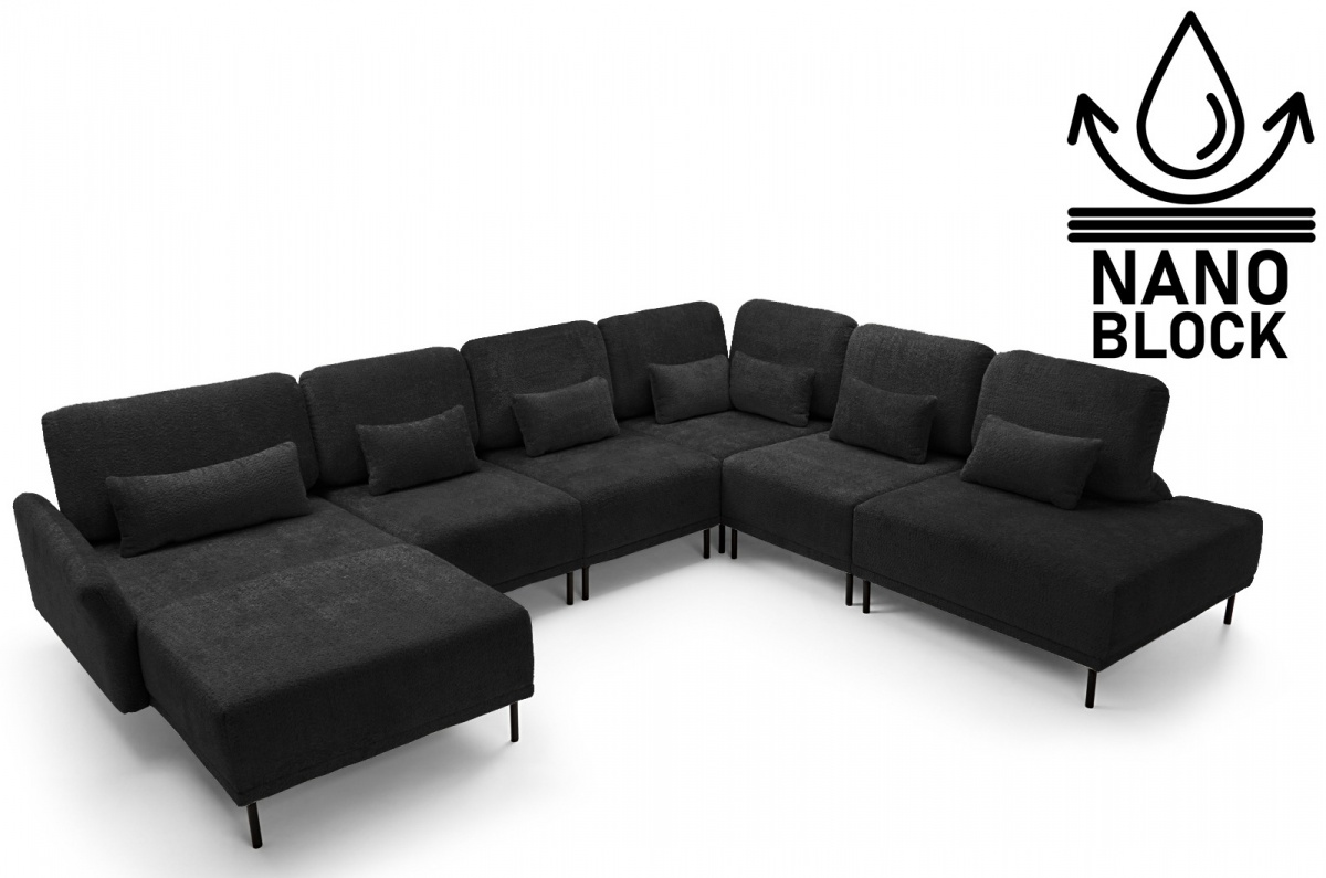 Polohovacia sedacia súprava do u adapto - pravá - výber poťahu - nano.

 

Kostra pohovky je vyrobená z masívneho dreva a pohodlnosť zaisťuje vysoko kvalitná HR pena.

Výška sedu je 46cm, hĺbka sedu 65-90cm a výška opierky 50-65cm.

Sedacia súprava je umiestnená na kovových nožičkách, takže upratovanie pod ňou rozhodne nie je problém.

Súčasťou sedacej súpravy je aj sedem oporných bedrových vankúšikov, plnených silikónovými guličkami.

 

Poťah si môžete vybrať hneď v niekoľkých farebných variantoch.

Sedačka je potiahnutá rovnakou látkou aj zo zadnej strany tak je možné ju bez problémov umiestniť do priestoru.

 

Rozmery polohovacej sedacej súpravy do U Adapto sú 354-376x90-100x277-299cm (š, v, h).

 

Pozn.


Z důvodu výroby na zakázku jsme nuceni požadovat od zákazníka zálohu ve výši 10% z konečné ceny výrobku.