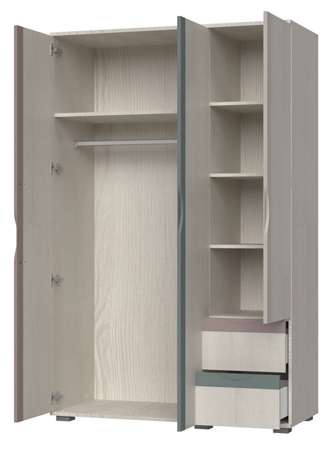 Detská šatníková skriňa alegria - borovica/mix farieb.

 

Trojdverová šatníková skriňa je základom každej študentskej, ale aj detskej izby.

 

Rozmery detskej šatníkovej skrine Alegria sú 128,1x200,2x55,6cm (š, v, h).

 

Všetky produkty z kolekcie Alegria nájdete nižšie v súvisiacich produktoch.