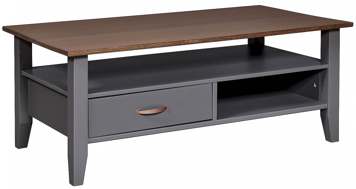 Konferenčný stolík z masívu weston - šedá/hnedá.

 

Aj konferenčný stolík z masívu môže pôsobiť luxusne a moderne.

 

Rozmery konferenčného stolíka Weston sú 115x45x60cm (š, v, h).

 

Všetky produkty z kolekcie Weston nájdete nižšie v súvisiacich produktoch.